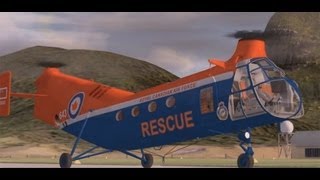 Flying Banana H21c Helicopter Details  FSX Gameplay HD [upl. by Catto]