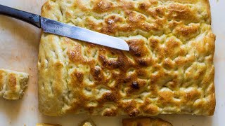 FOCACCIA TIPO GENOVESE  RICETTA COMPLETA [upl. by Hanauq]