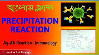 Precipitation Reaction AntigenAntibody Reaction Immunology [upl. by Liatris211]