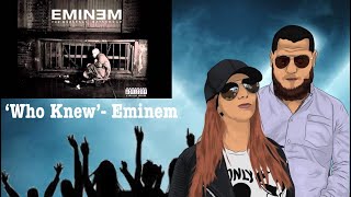 Who Knew  Eminem UK Hip Hop Couple Reacts [upl. by Rolyak341]