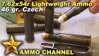 762x54r Czech 46 gr featherweight ammo [upl. by Amadas194]