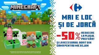 Dupa o zi plina e loc si de joaca  50 la Plusurile amp Accesoriile MINECRAFT  Carrefour [upl. by Yenatirb428]