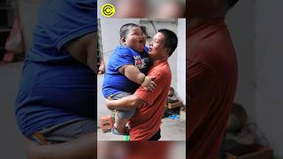 Mira al niño más gordo de China Su historia es impresionante 😱 shorts sabiasque [upl. by Jeffries]