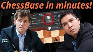 ChessBase in Minutes Learn how grandmasters use Chessbase to study endgames [upl. by Aivatra]