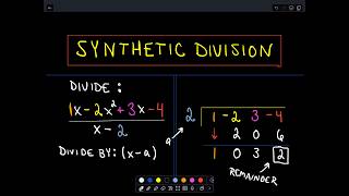 ❖ Synthetic Division  A Shortcut for Long Division ❖ [upl. by Aramois]