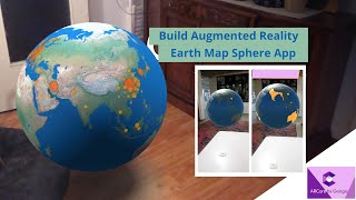 Flutter ARCore amp Sceneform Android Studio Tutorial  Build Augmented Reality AR Earth Map Sphere App [upl. by Quick]