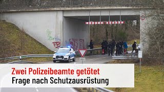 Kusel Polizisten erschossen  Frage nach Schutzausrüstung [upl. by Bay]