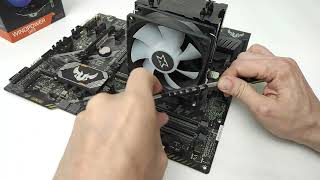 Cpu cooler Xigmatek 963 instalacion AMD [upl. by Ternan]