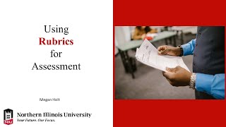 Using Rubrics for Assessment [upl. by Weidner]