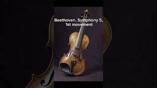 Beethoven Symphony 5 1st movement violin [upl. by Allimak574]