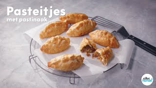 Pasteitjes van bladerdeeg met gehakt en pastinaak  Recept  Allerhande [upl. by Ruthven492]