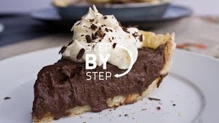 Chocolate Pie Recipe How to Make a Chocolate Pie Jan Charles [upl. by Inami172]