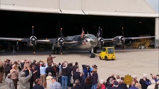 Restored B29 takes to the air [upl. by Angell]