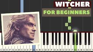 Witcher Piano Tutorial  Toss a Coin to your Witcher  Beginner Friendly [upl. by Eiramannod]