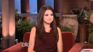 Selena Gomez sobre Justin Bieber  Ellen Degeneres Show 171111 legendado [upl. by Annahoj]