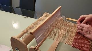 Weaving a Plain Weave Scarf on the Rigid Heddle Loom [upl. by Kimberlee]