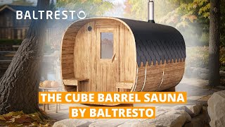 The Cube Barrel Sauna by Baltresto  Modification of Barrel Sauna [upl. by Inan706]