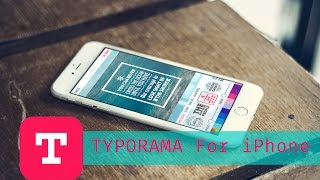 Typorama for iPhone [upl. by Naleek]