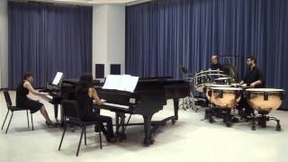 Stravinsky The Rite of Spring for two pianos and two percussionists [upl. by Raimundo384]