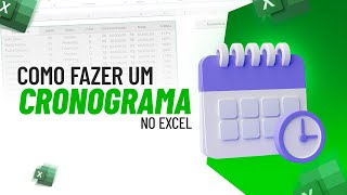 Como Fazer um CRONOGRAMA no Excel Fácil [upl. by Ennyleuqcaj184]