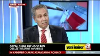 A HABER  BÜLENT ARINÇÖCALANA EV HAPSİTERÖR ÖRGÜTÜ SİLAH BIRAKIRSA DÜŞÜNÜLEBİLİR  A Haber [upl. by Ezar]