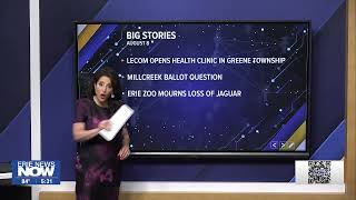 Big Stories LECOM Opens Health Clinic Millcreek Ballot Question Zoo Jaguar Passes [upl. by Tice]