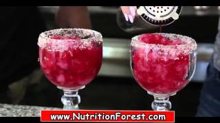 MARGARITA RECIPE  DIY Pomegranate and Margarita Cocktail [upl. by Otrevlig962]