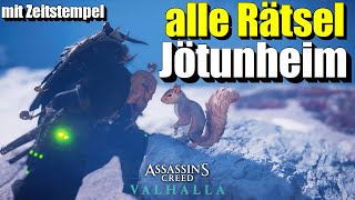 Assassins Creed Valhalla alle Rätsel Jötunheim Mysteries deutsch AC Collectibles Location PS4 german [upl. by Mil]