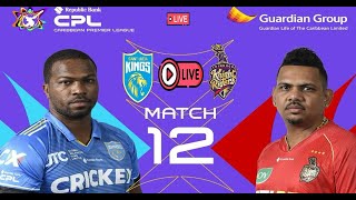 Saint Lucia Kings vs Trinbago Knight Riders live cpl2024live cpl2024 t20cricket [upl. by Mamoun792]