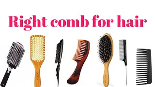 Type of hair combs you must know for good hairRight comb for your hairHair comb guide and uses [upl. by Humfrey571]