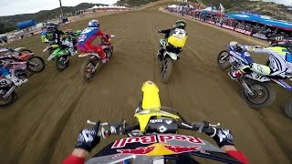 GoPro Ken Roczen Moto 2  Glen Helen MX Lucas Oil Pro Motocross Championship 2015 [upl. by Busiek]