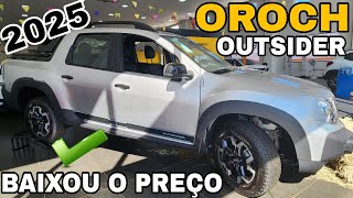 NOVA RENAULT OROCH OUTSIDER 13 TURBO 2025 EM DETALHES [upl. by Rolat]