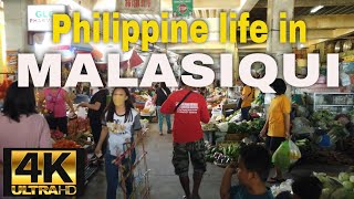 MALASIQUI PANGASINAN 4k Walking tour Public Market walking tour [upl. by Allerbag]