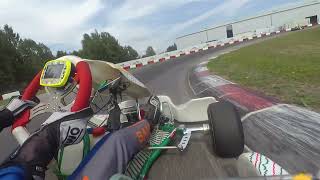 Onboard lap Wackersdorf Rotax Senior [upl. by Peednam]