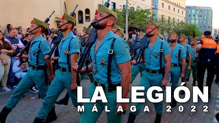 La Legión Cristo de Mena Málaga Semana Santa 2022  Novio de la Muerte  Spanish Legion [upl. by Snook111]