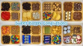 Filling platter with sweets Compliationes  17 minutes asmr for you [upl. by Graff]