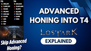 Lost Ark Explained Advanced Honing Into T4 [upl. by Ayhay]