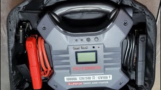 AUTOGEN 10000A 12V 24V Jump Starter 42000mAh Lithium Iron Phosphate Review Good quality starts my [upl. by Terese511]