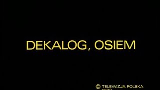 dekalog eight 1988 [upl. by Llyrat]