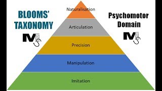 Blooms Taxonomy Psychomotor Domain  Simplest Explanation Ever [upl. by Ahsieyn]