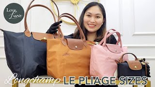 THE BAG REVIEW LONGCHAMP LE PLIAGE SIZES  CLASSIC LARGE LONG HANDLE  BESTSELLERS [upl. by Fogarty]