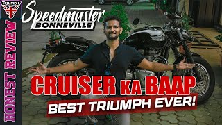 Triumph Bonneville Speedmaster Review🔥  Should you consider buying  BhonsoriaToka [upl. by Neram]