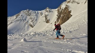 Hochfeiler Nordwand Skitour 4K [upl. by Anura78]