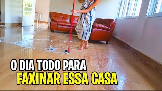 O DIA TODO PARA FAXINAR ESSA CASA QUANTO TEMPO VOCÊ LEVARIA PARA LIMPAR [upl. by Butch]