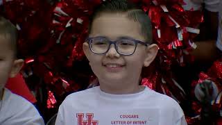 UH basketball signs 10yearold recruit [upl. by Uttasta]