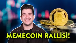 Memecoin Rallisi 🏁 Ünlü İsimden 500000 Senaryosu 🚨 ETFler Dolu Dizgin 💣 [upl. by Droffig688]