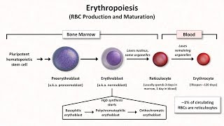 Normal RBC Physiology Including erythropoiesis [upl. by Dyol]