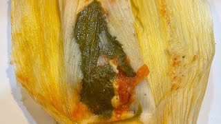 Como hacer Tamales 🫔 de Rajas con Queso 🫔 [upl. by Winthorpe491]