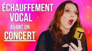 Échauffement vocal avant un concert  avec conseils [upl. by Aehs]