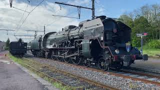 Passage De La Double Traction 241P17 et 140C27 Jusquà Longueville 4K 60fps [upl. by Dunseath]